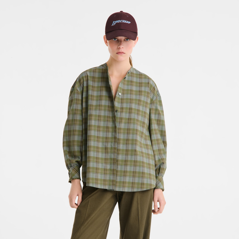 Shirt Lichen - Plaid poplin 4