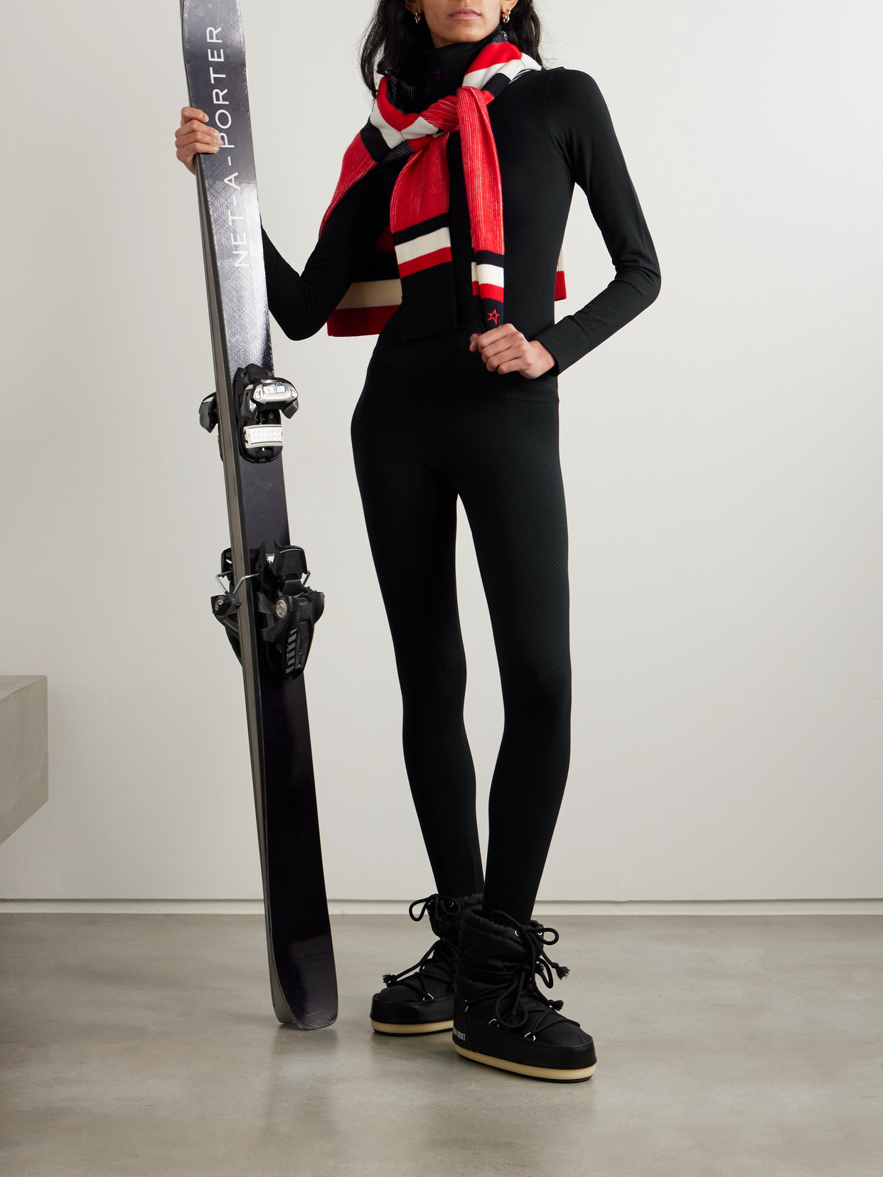 Ribbed Thermal Modal-blend Leggings - 2