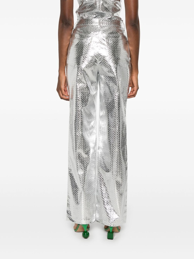braided straight-leg trousers 4