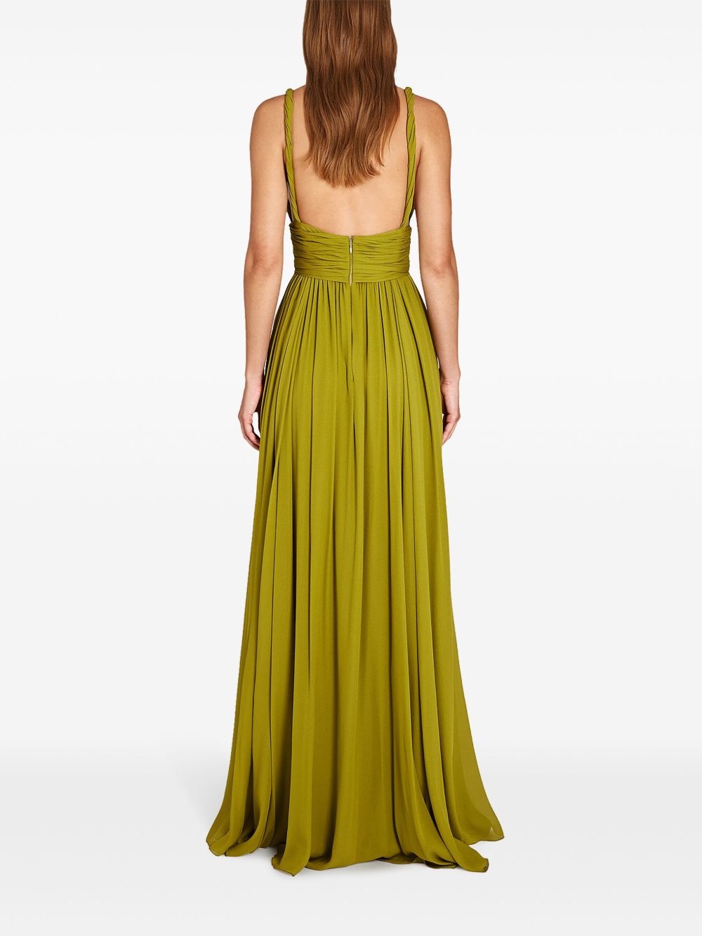 draped maxi dress - 4