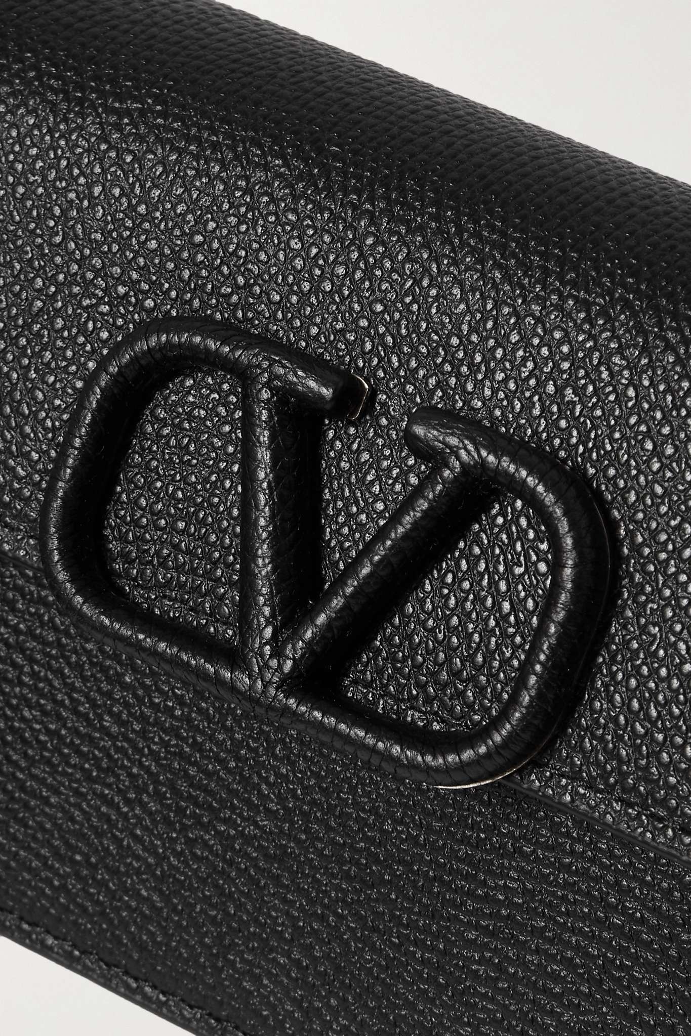 VLOGO textured-leather wallet - 4