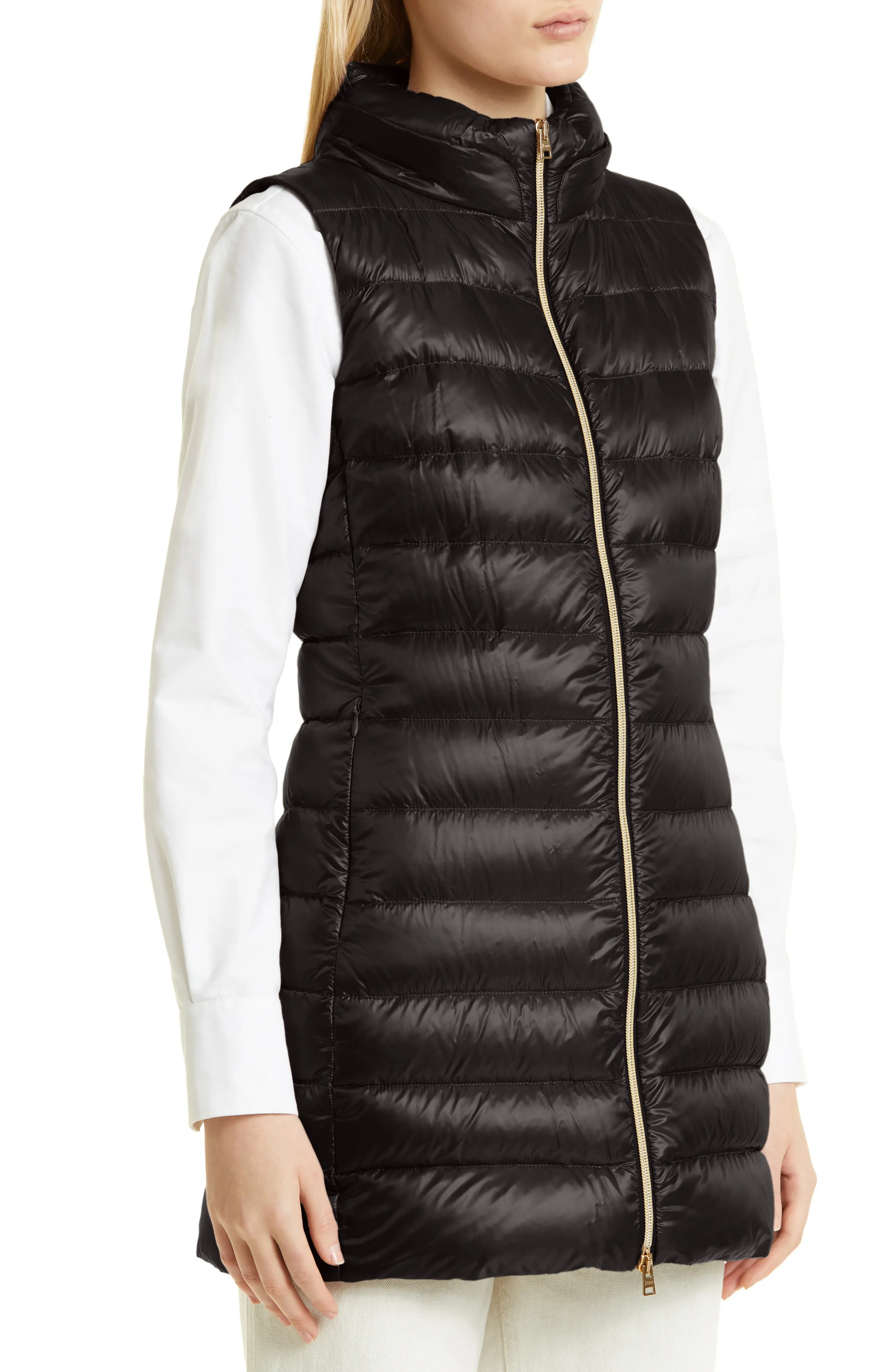 Herno Serena Hooded Down Puffer Vest nordstrom REVERSIBLE