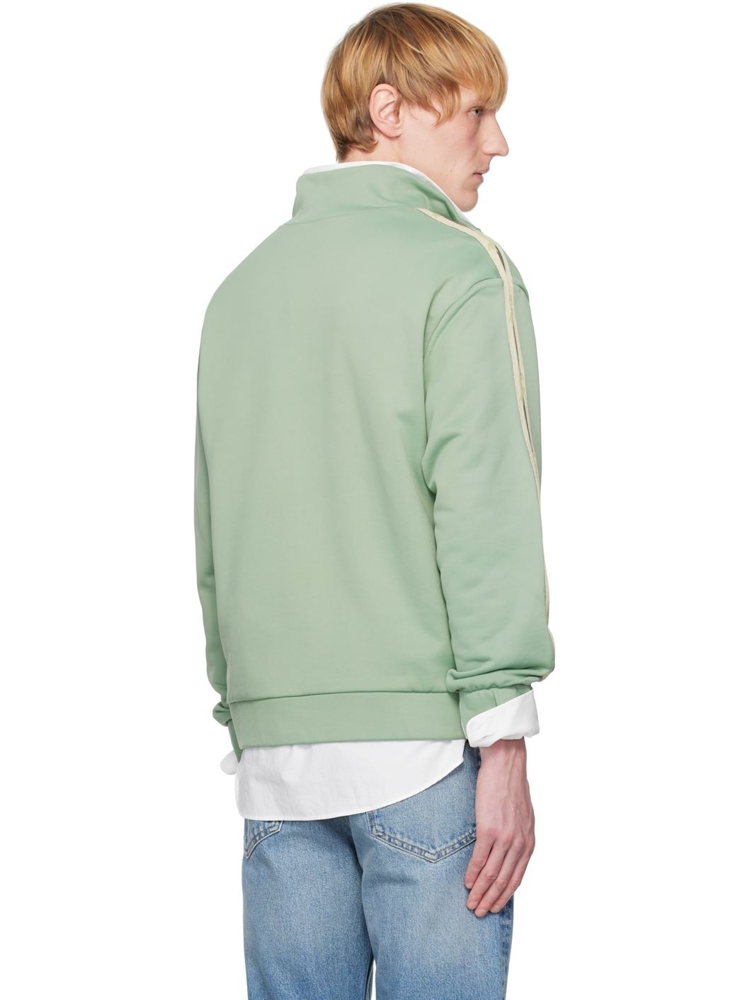 Green Flash Fox Zipped Track Jacket - 3