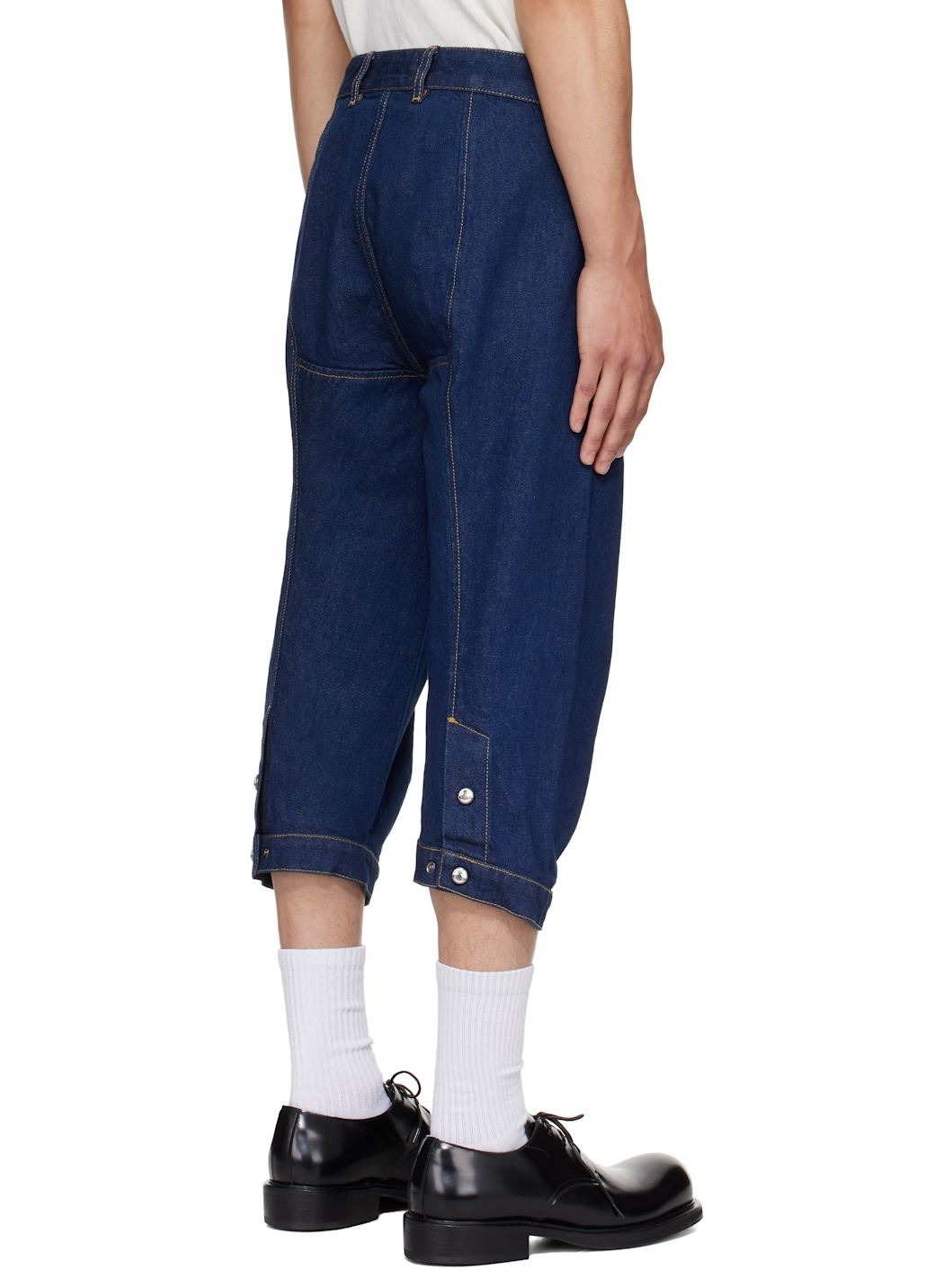 Navy Casa Breeches Jeans - 3