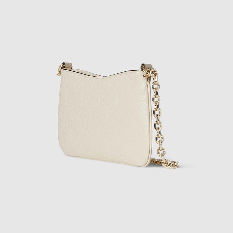 GUCCI GG Emblem super mini bag outlook