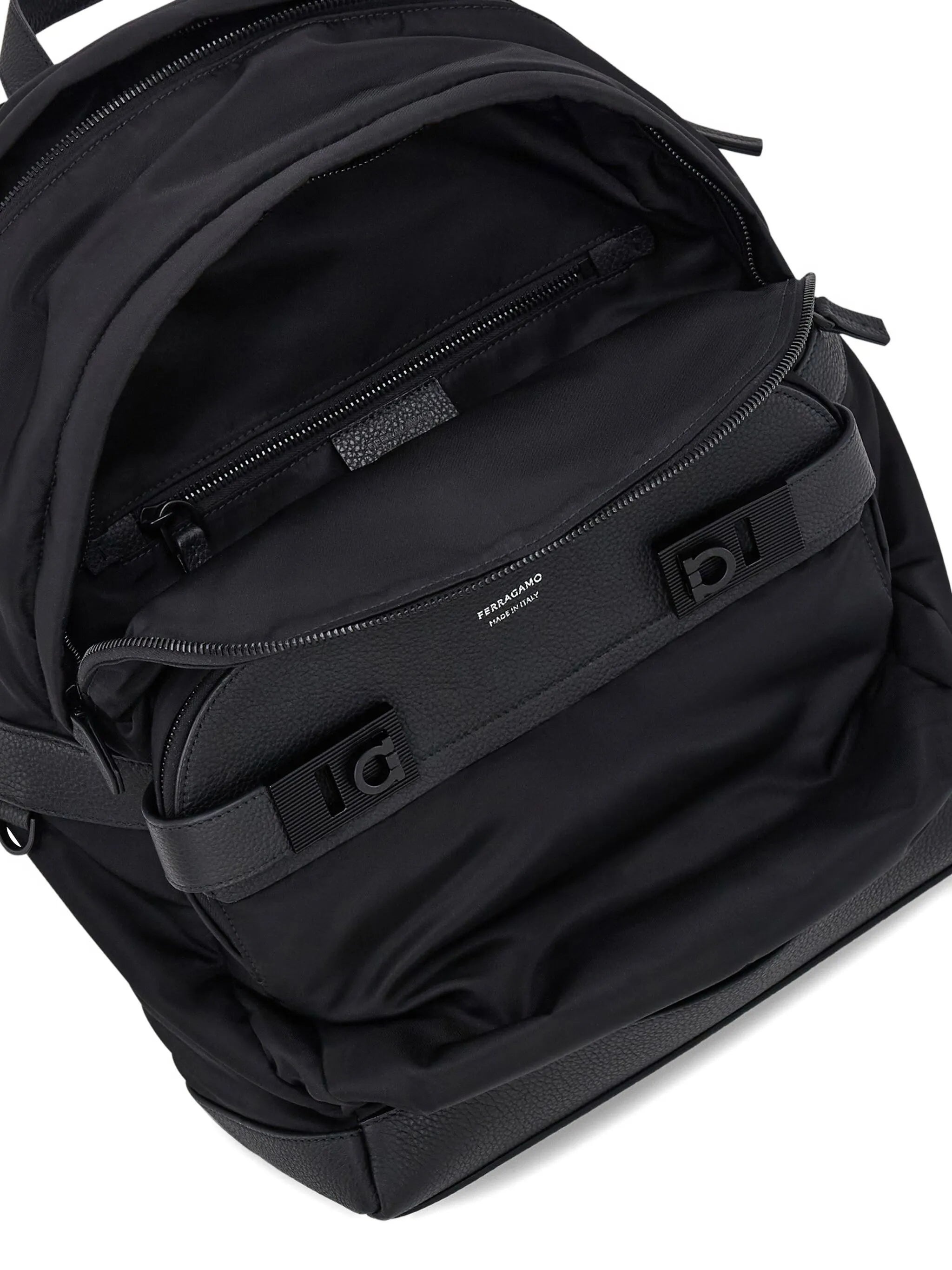 Ferragamo Leather-trim Backpack - 4