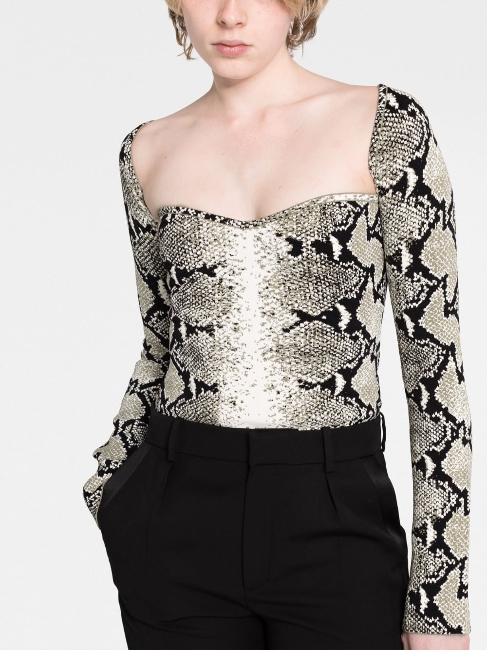 Maddy snake-print top - 5