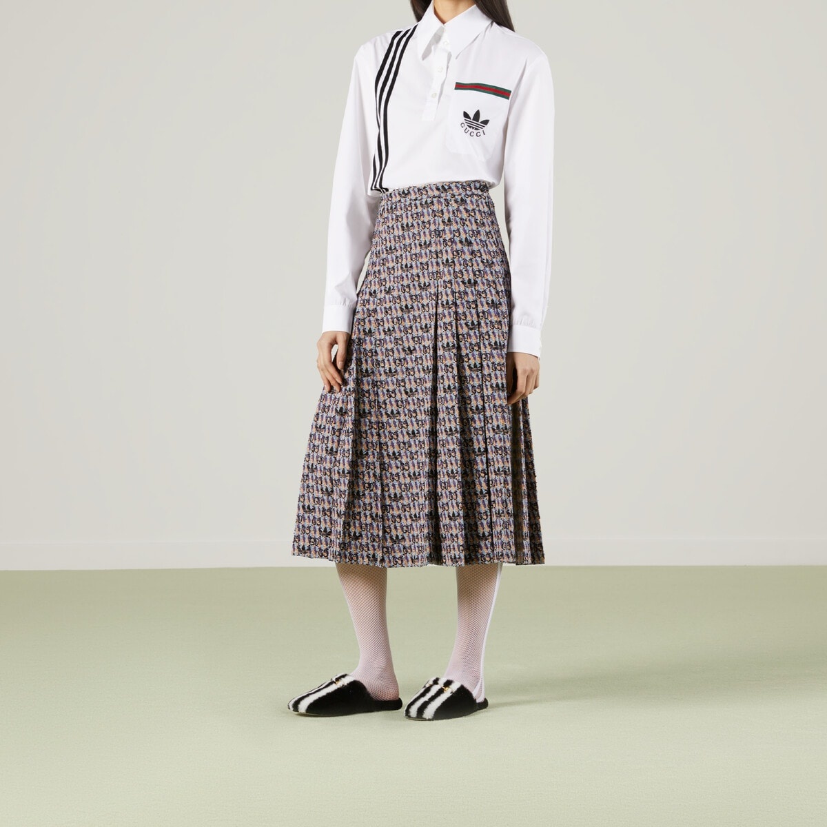 adidas x Gucci GG Trefoil skirt - 6