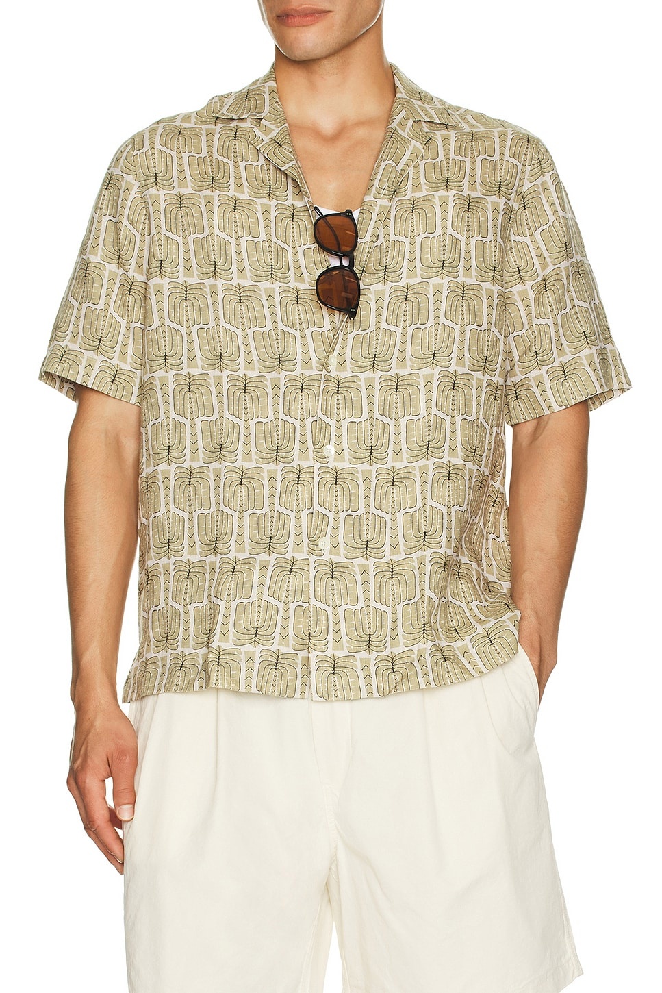 Roberto Palmeira Printed Linen Shirt - 3