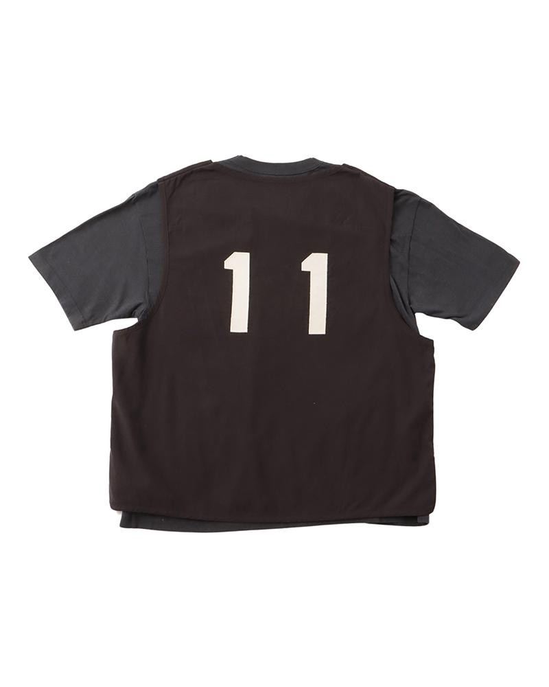 visvim SCRIMMAGE JUMBO TEE S/S BLACK outlook
