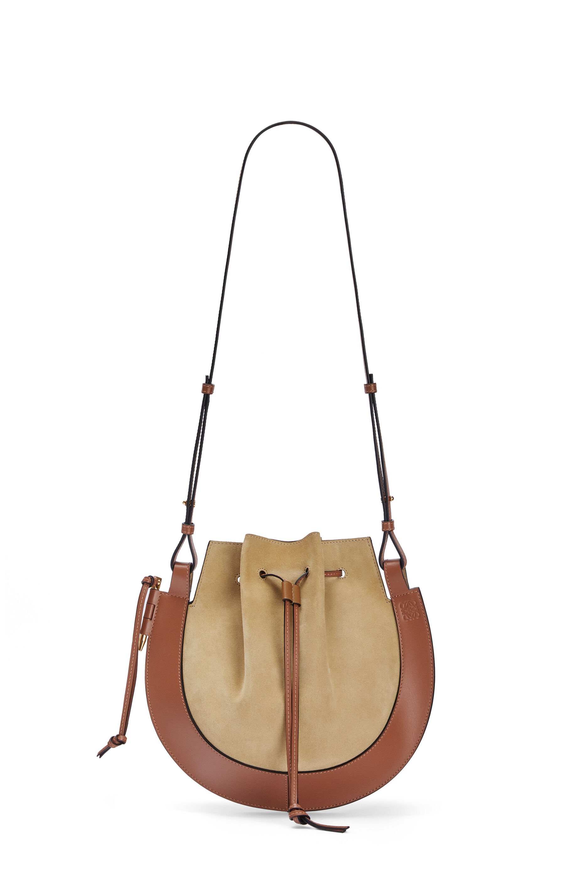 Horseshoe bag in suede and calfskin - 3