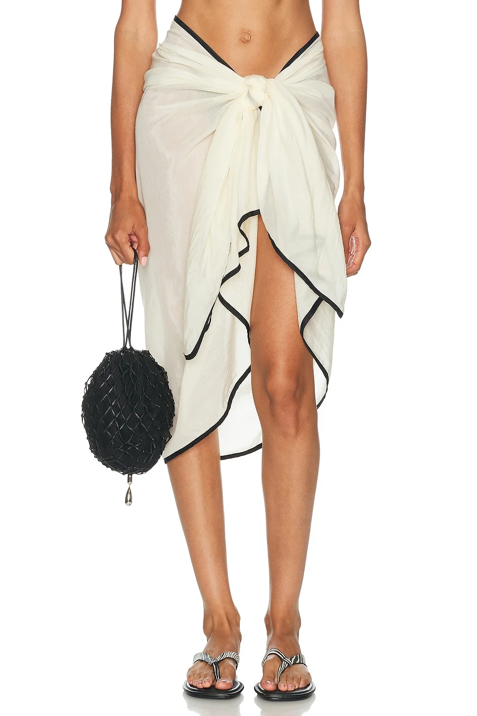 The Silk Cotton Sheer Pareo - 1