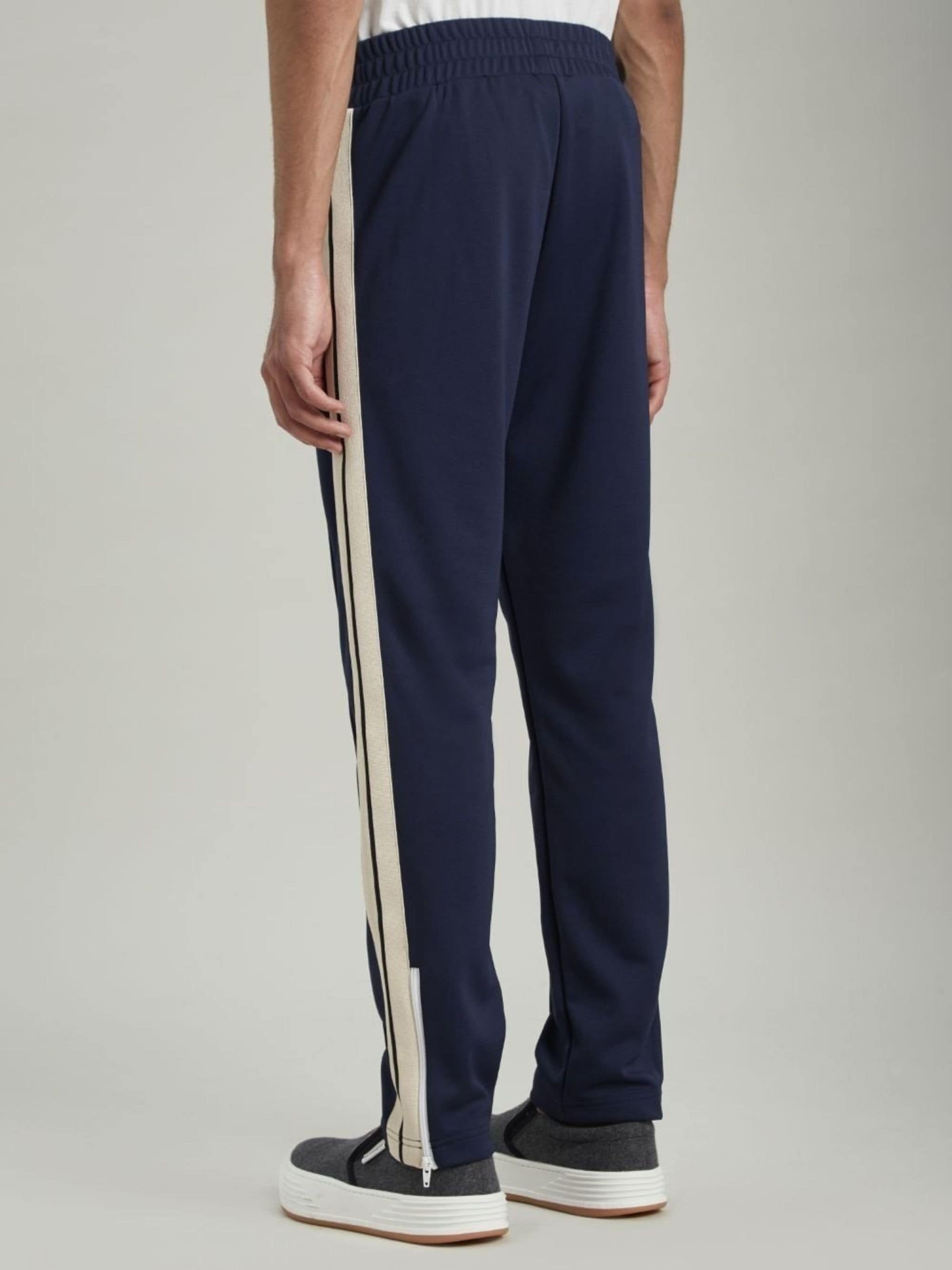 PALM CORE CLASSIC TRACK PANTS NAVY BLUE  WHITE - 5
