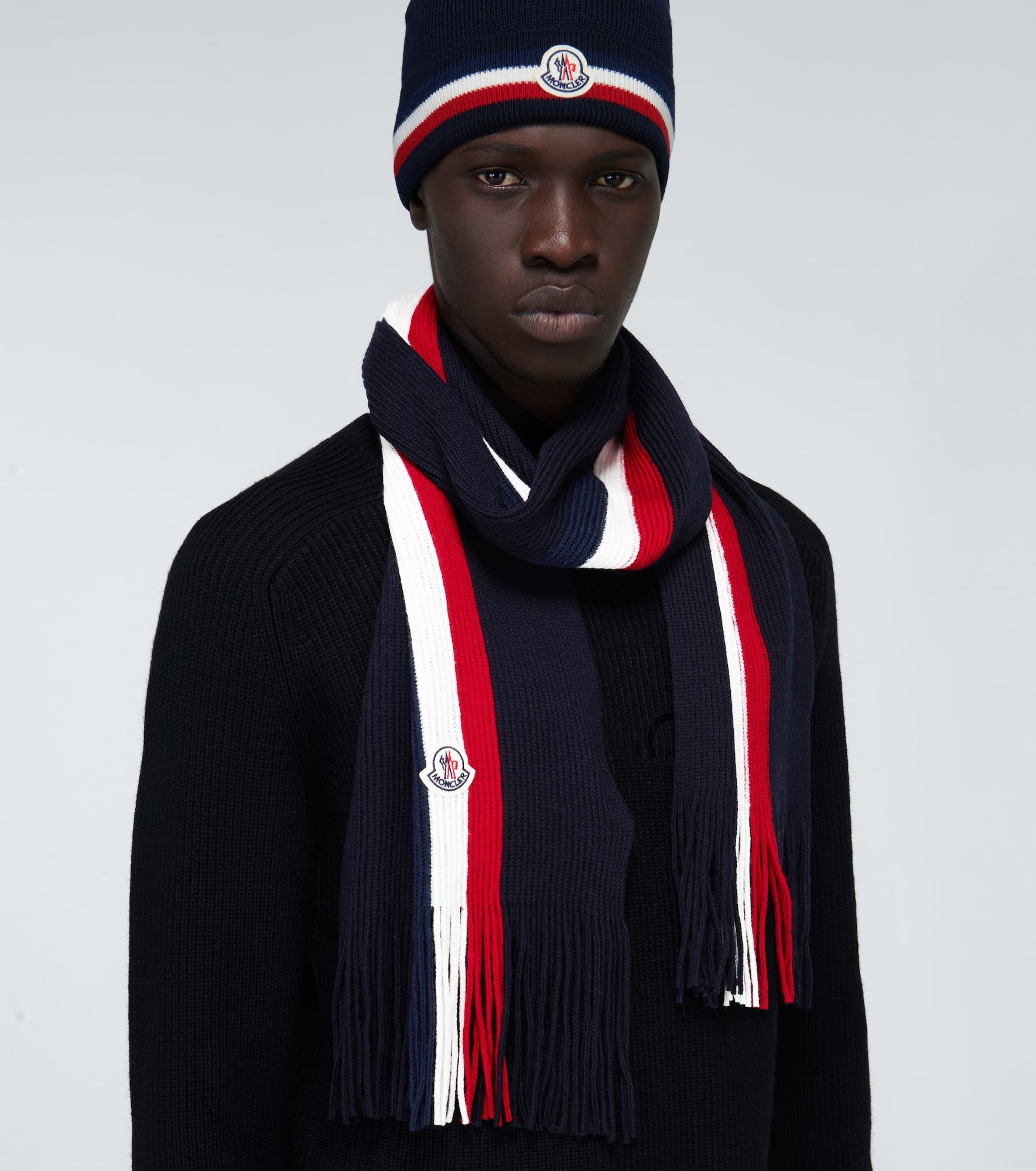 Wool ribbed scarf - 2
