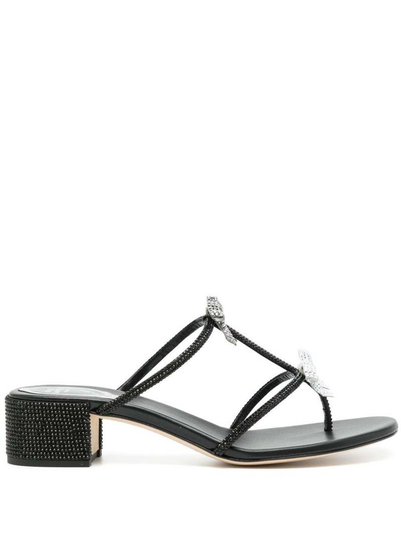 Caterina 40mm leather sandals 1