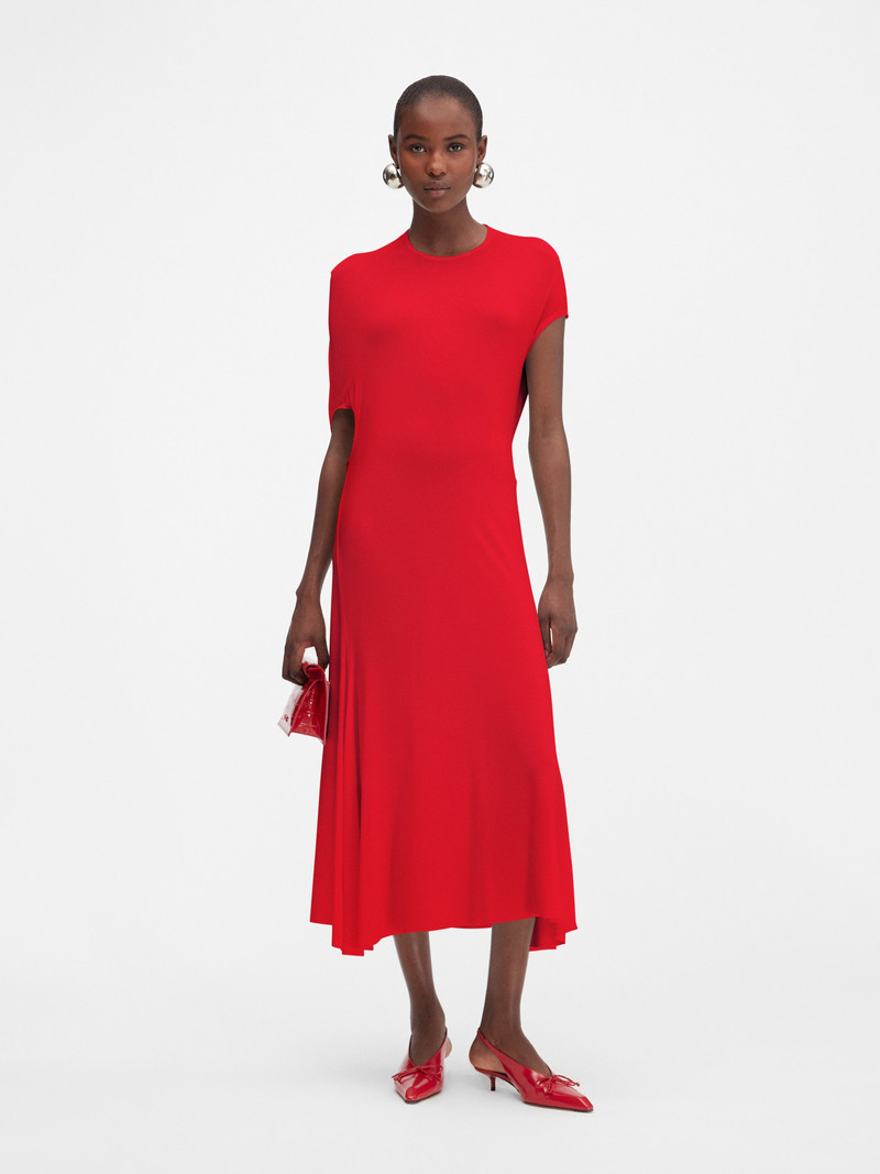 JACQUEMUS La Robe Salerno 미디 드레스 outlook