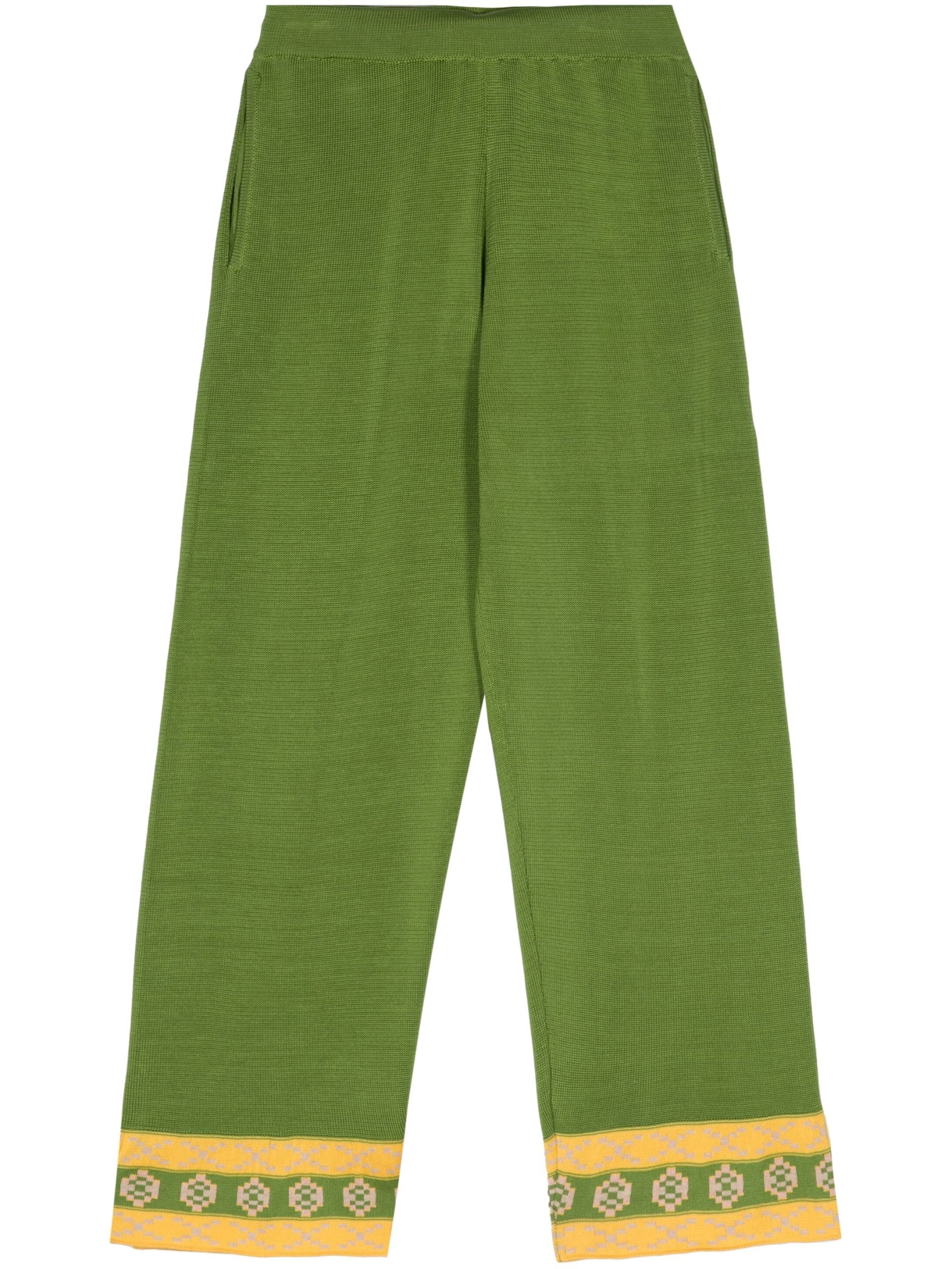 Green Wellfleet Straight-Leg Trousers - 1