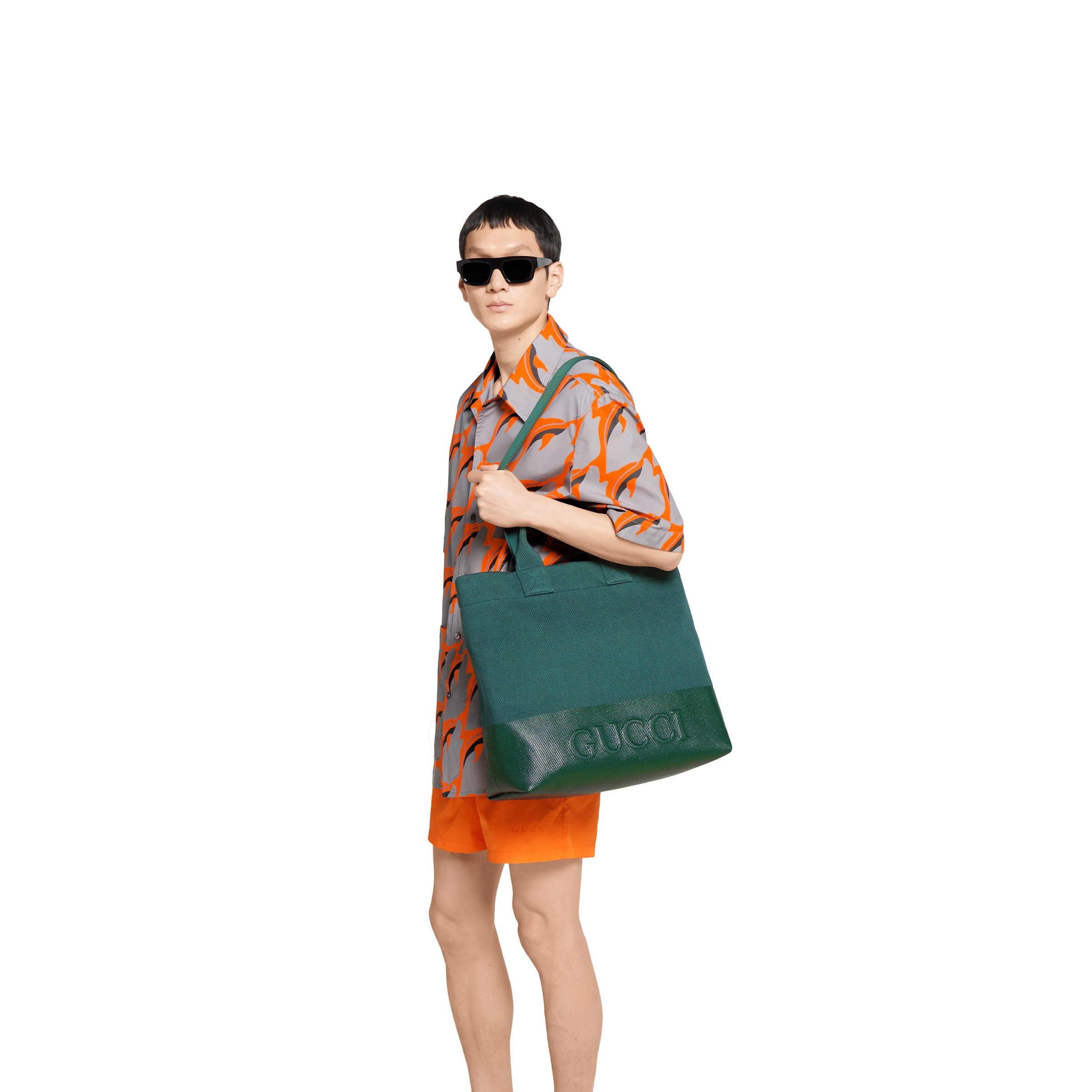Canvas tote bag with embossed detail - 3