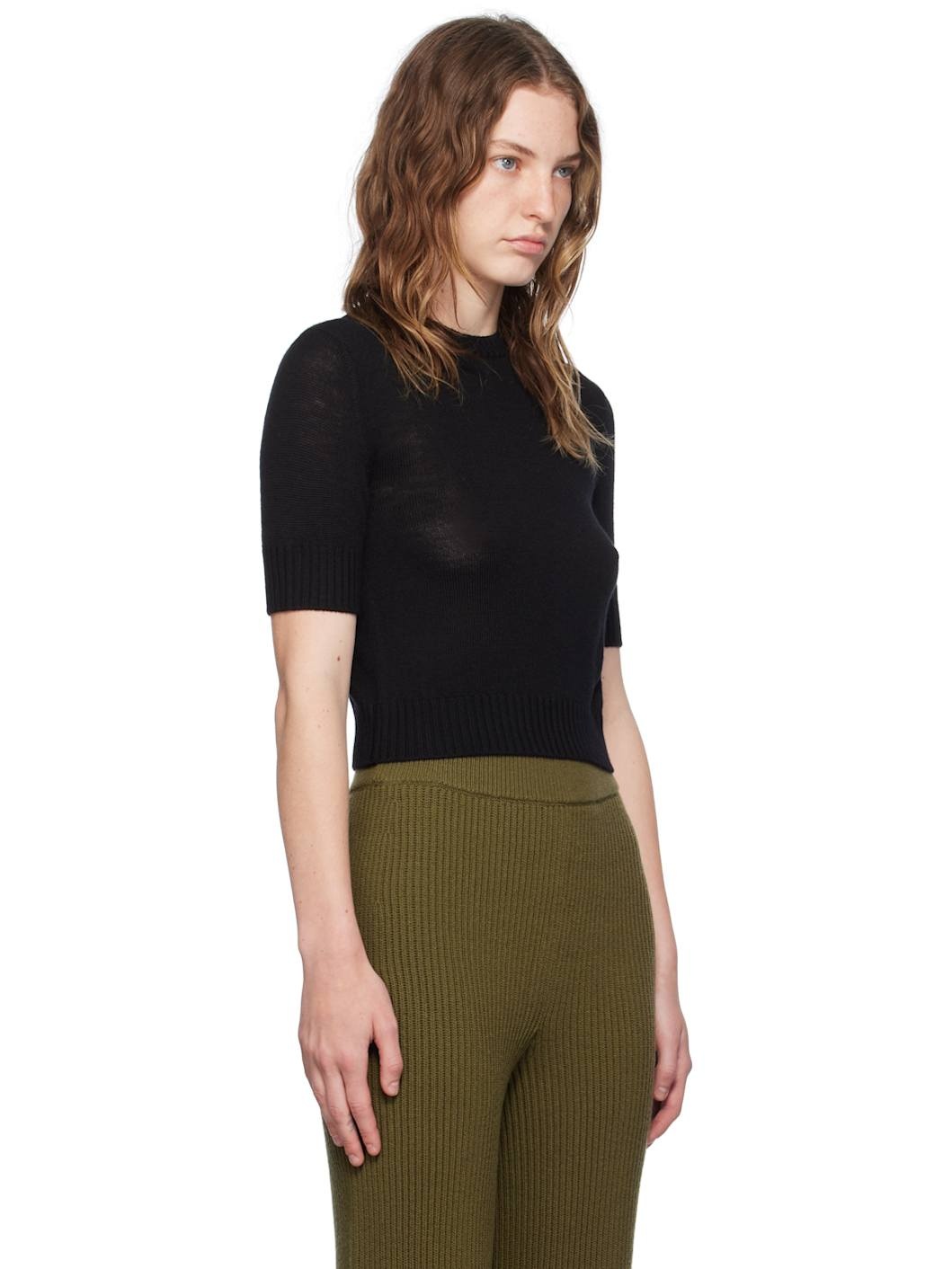 Black Wool Sweater - 2