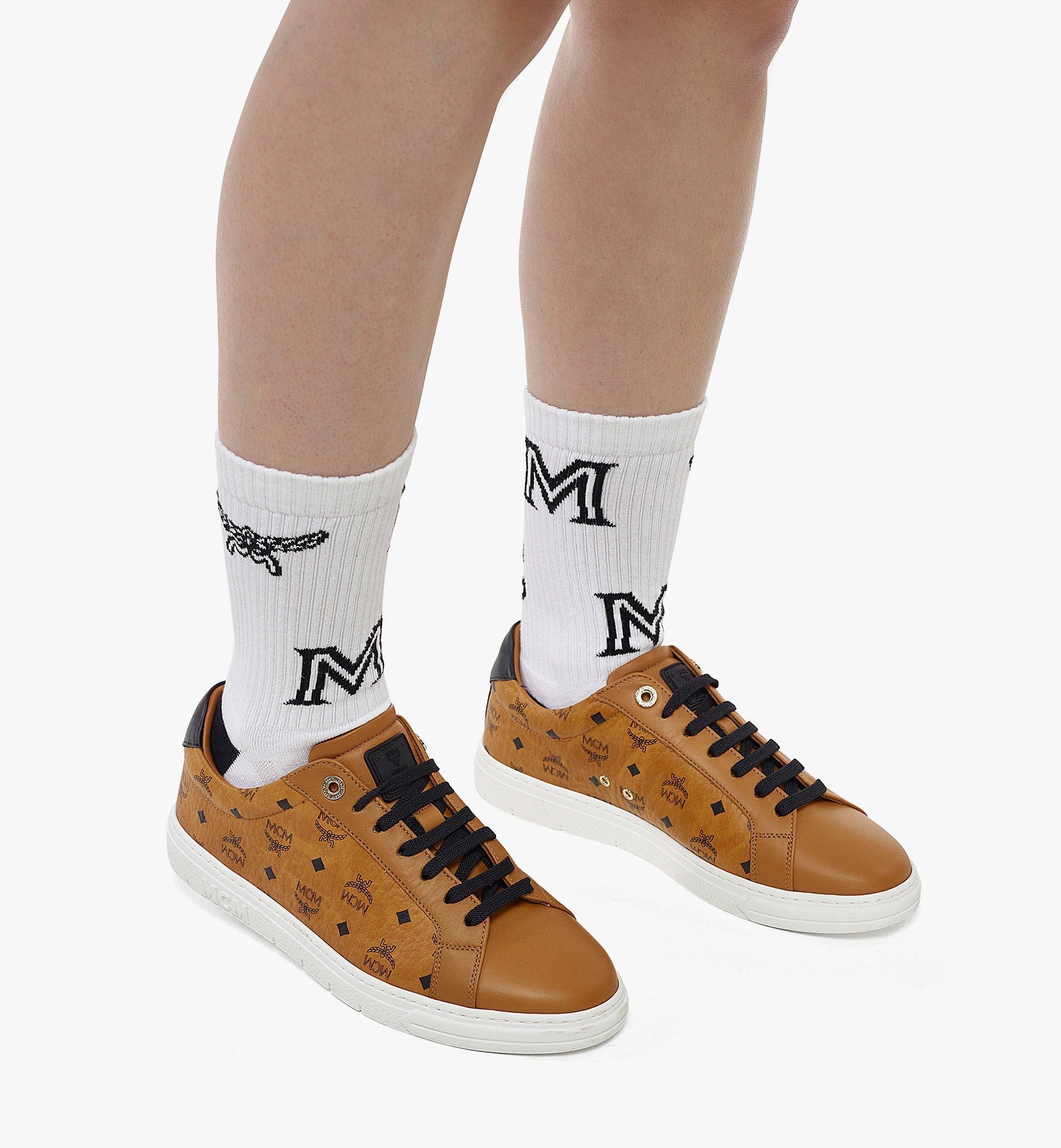 Mcm Monogram-Pattern Low-top Sneakers