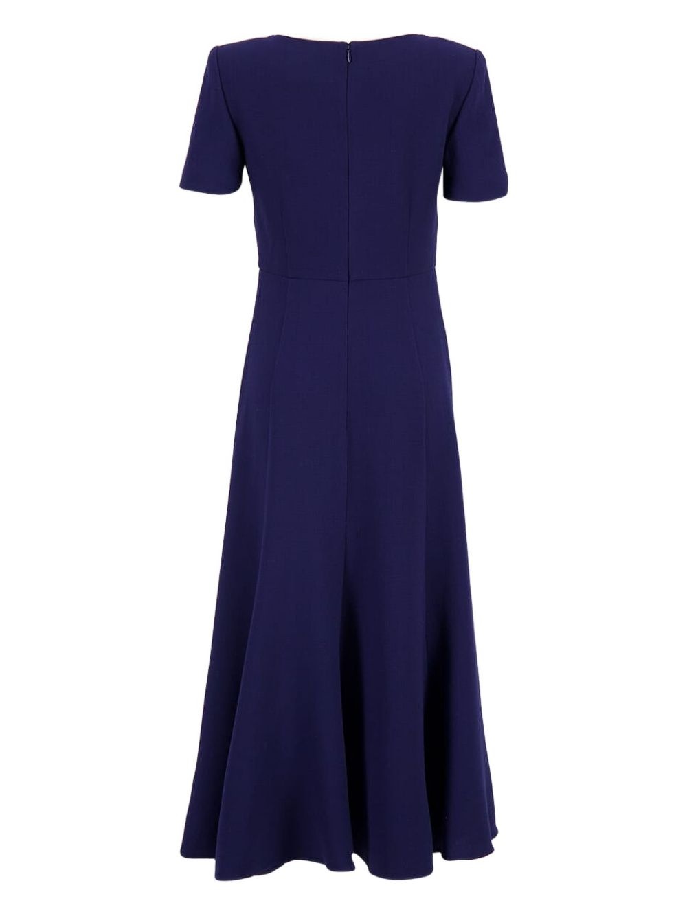 wool crepe midi dress - 2