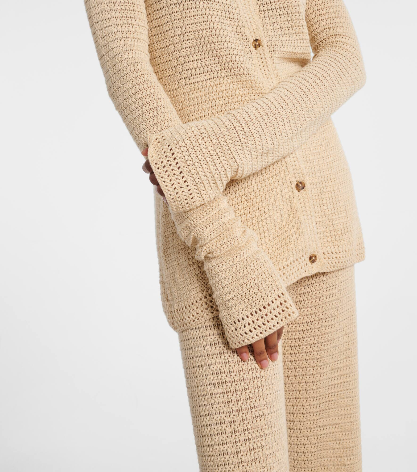 Lennon crochet cotton-blend cardigan - 5
