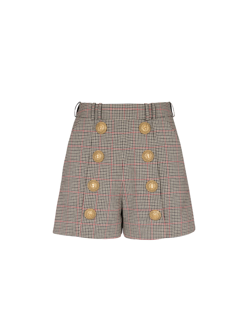 Wool shorts with buttons 1