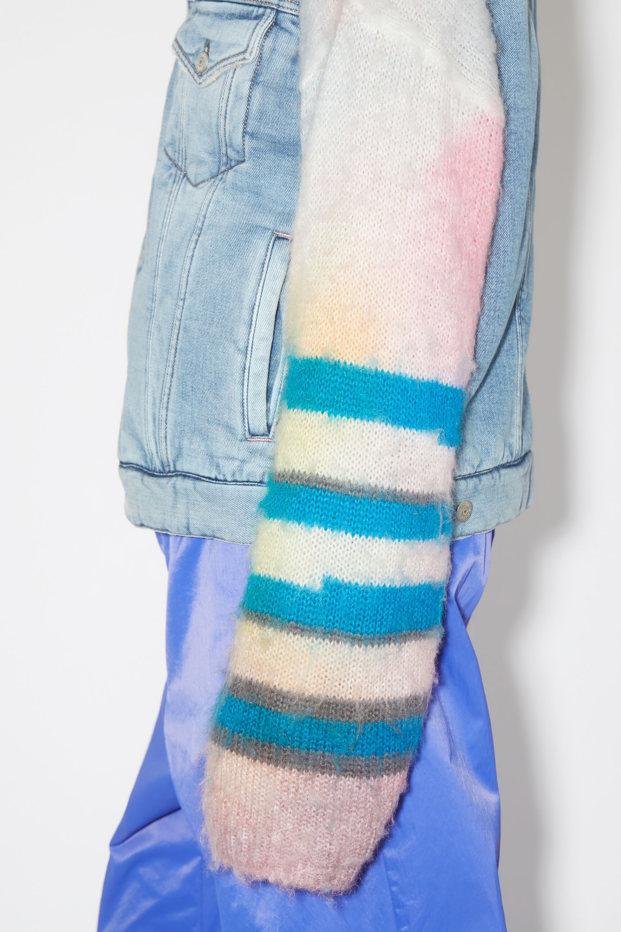 Denim padded vest - Light blue - 5