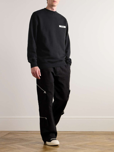 JACQUEMUS Logo-Appliquéd Cotton-Jersey Sweatshirt outlook