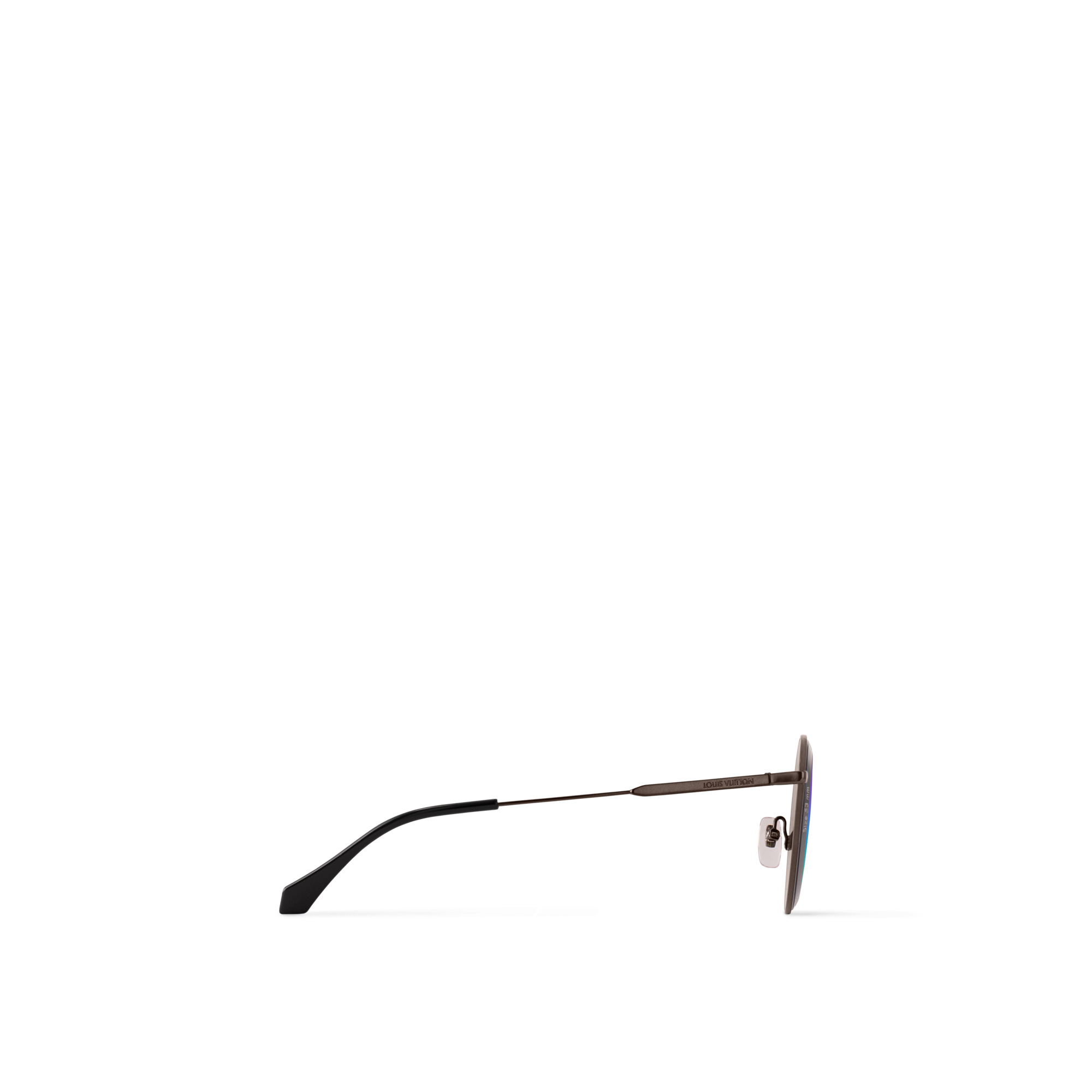 LV Super Vision Metal Round Sunglasses - 2