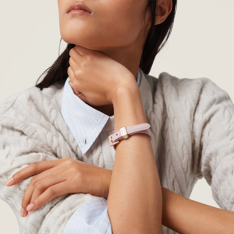 Miu Miu Leather bracelet outlook