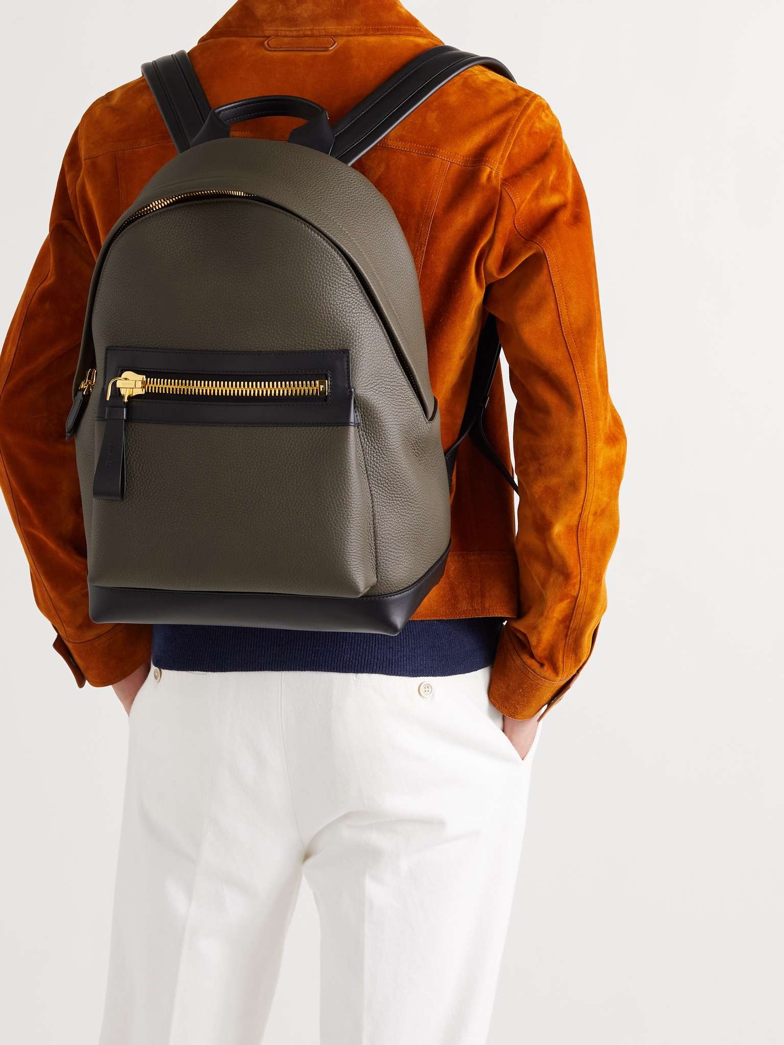 Full-Grain Leather Backpack - 2