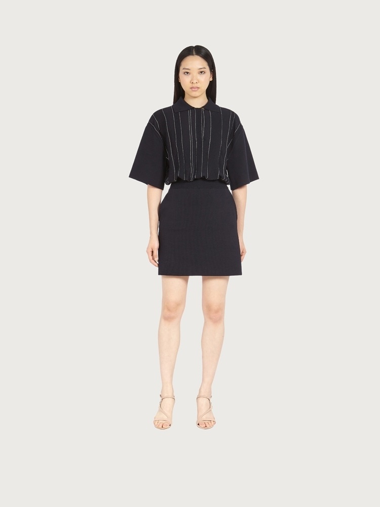 GROS GRAIN DRESS - 5