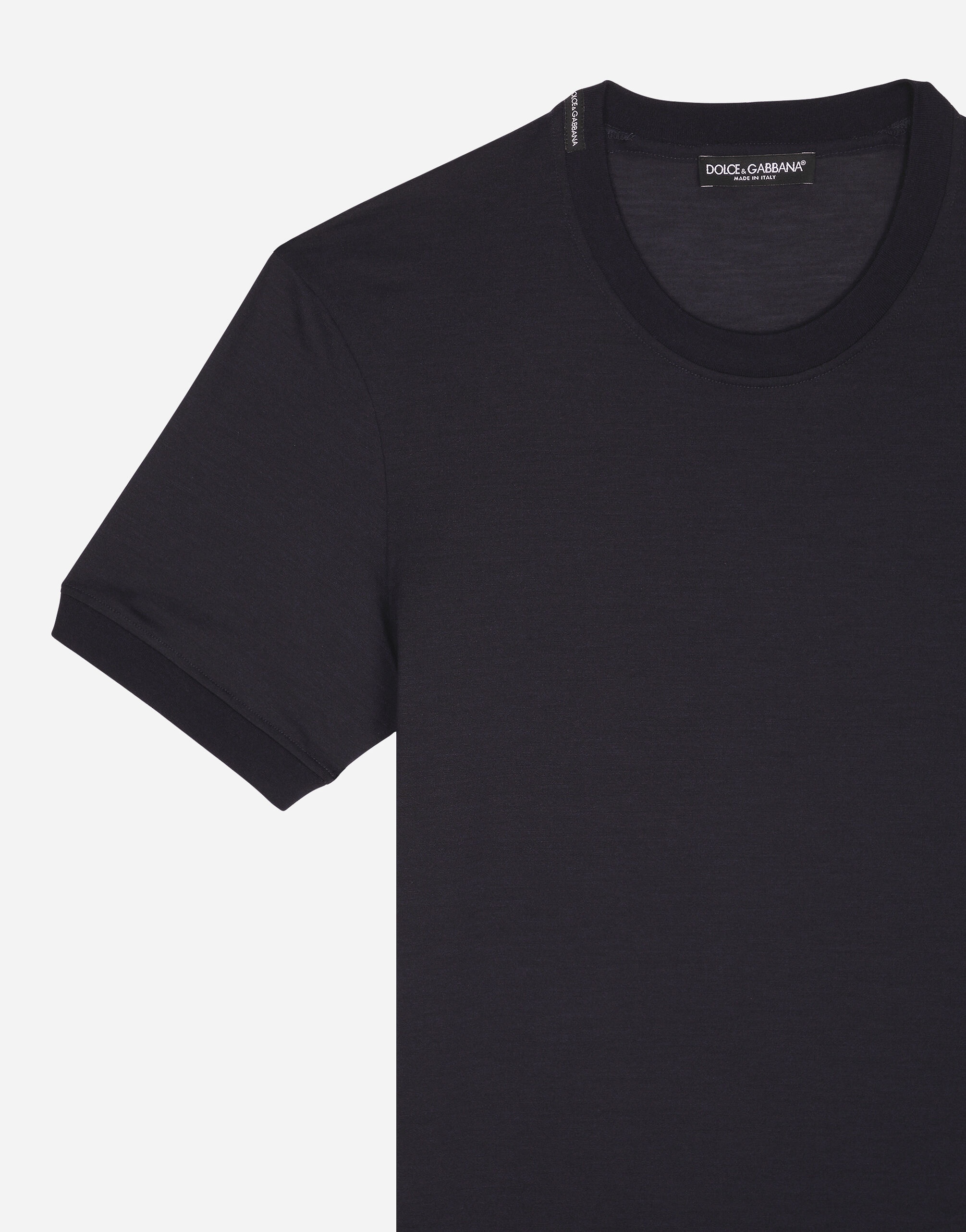 Short-sleeved silk T-shirt - 3