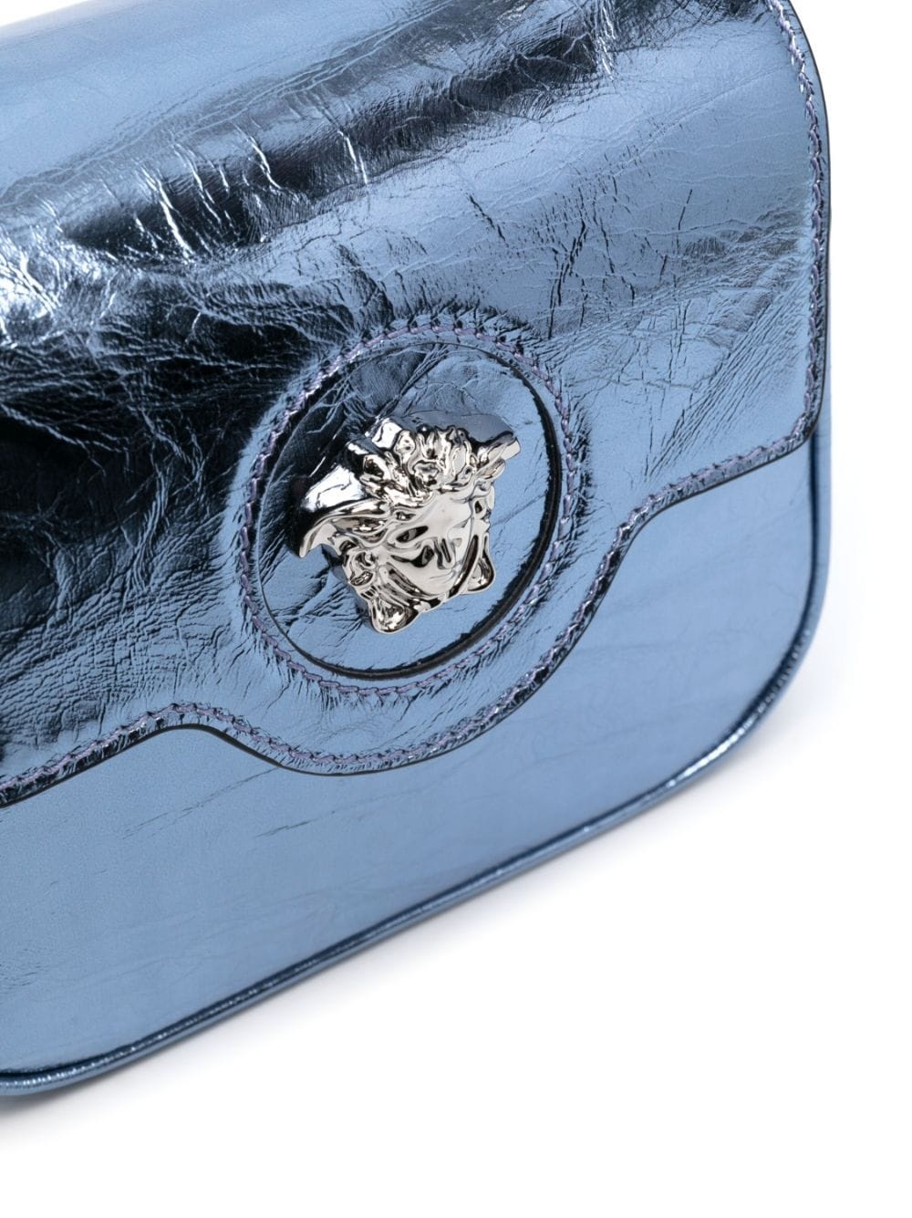 La Medusa metallic leather mini bag - 5