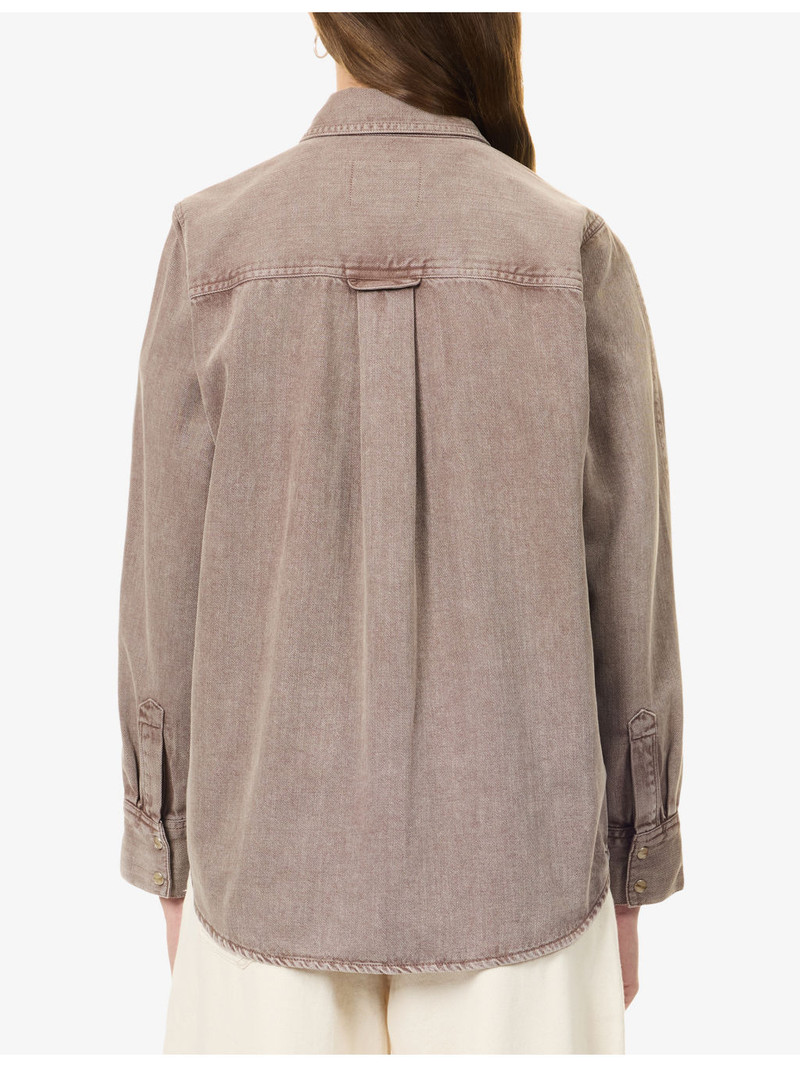Atticus Patch-Pocket Cotton-Blend Shirt 4