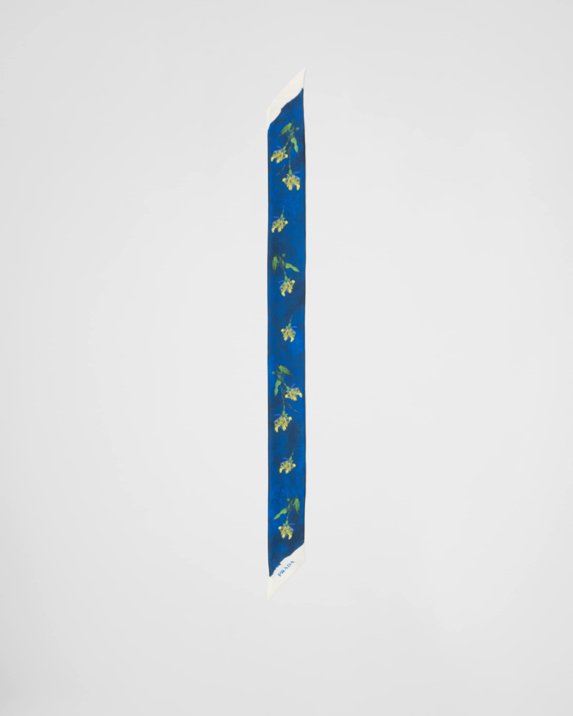 Printed silk twill scarf - 3