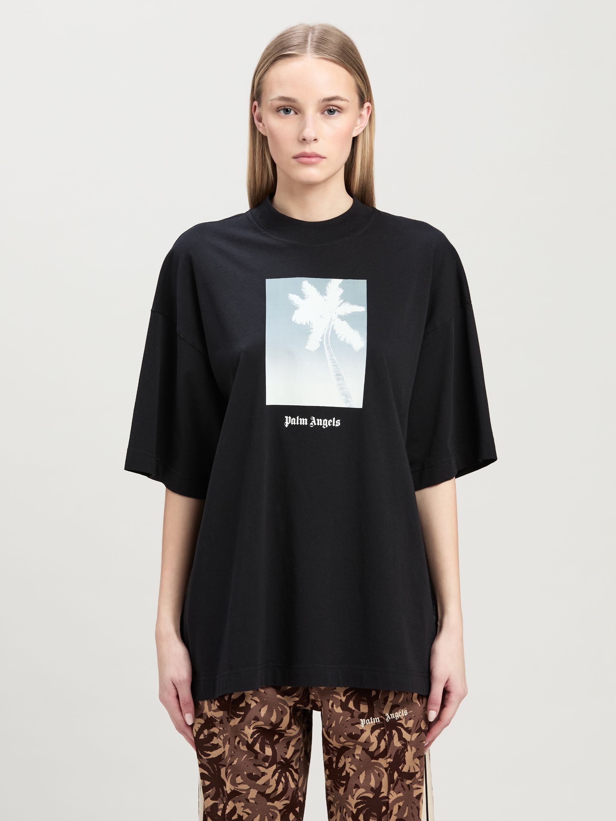 Solarized Palm Print T-Shirt - 3