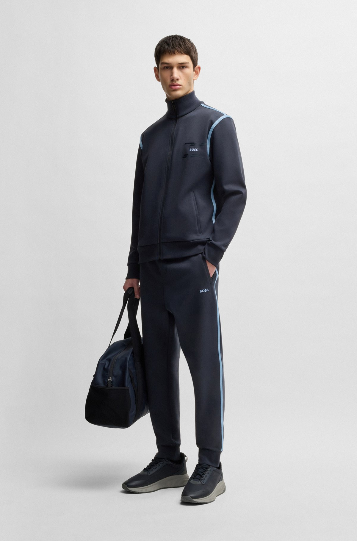 ZIP-UP SWEATSHIRT WITH LOGO ARTWORK - 4