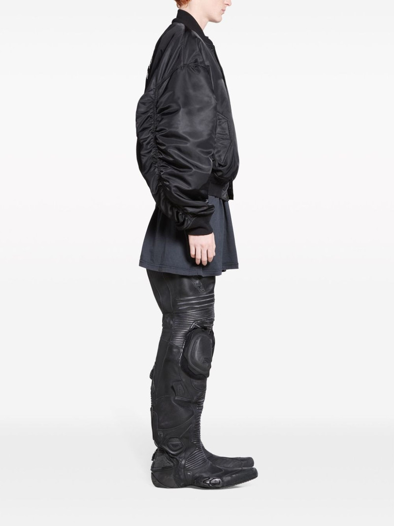 BALENCIAGA Paris oversized bomber jacket outlook