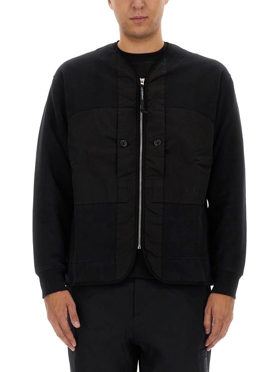 C.P. Company Men Zip Sweatshirt. - 1