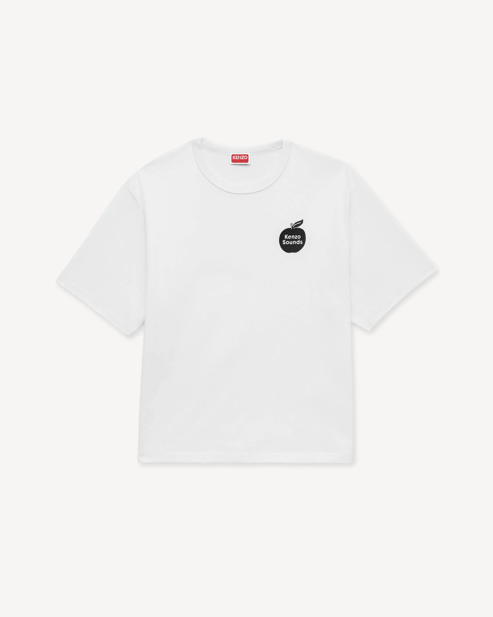 'KENZO Sounds' embroidered loose T-shirt in cotton - 1