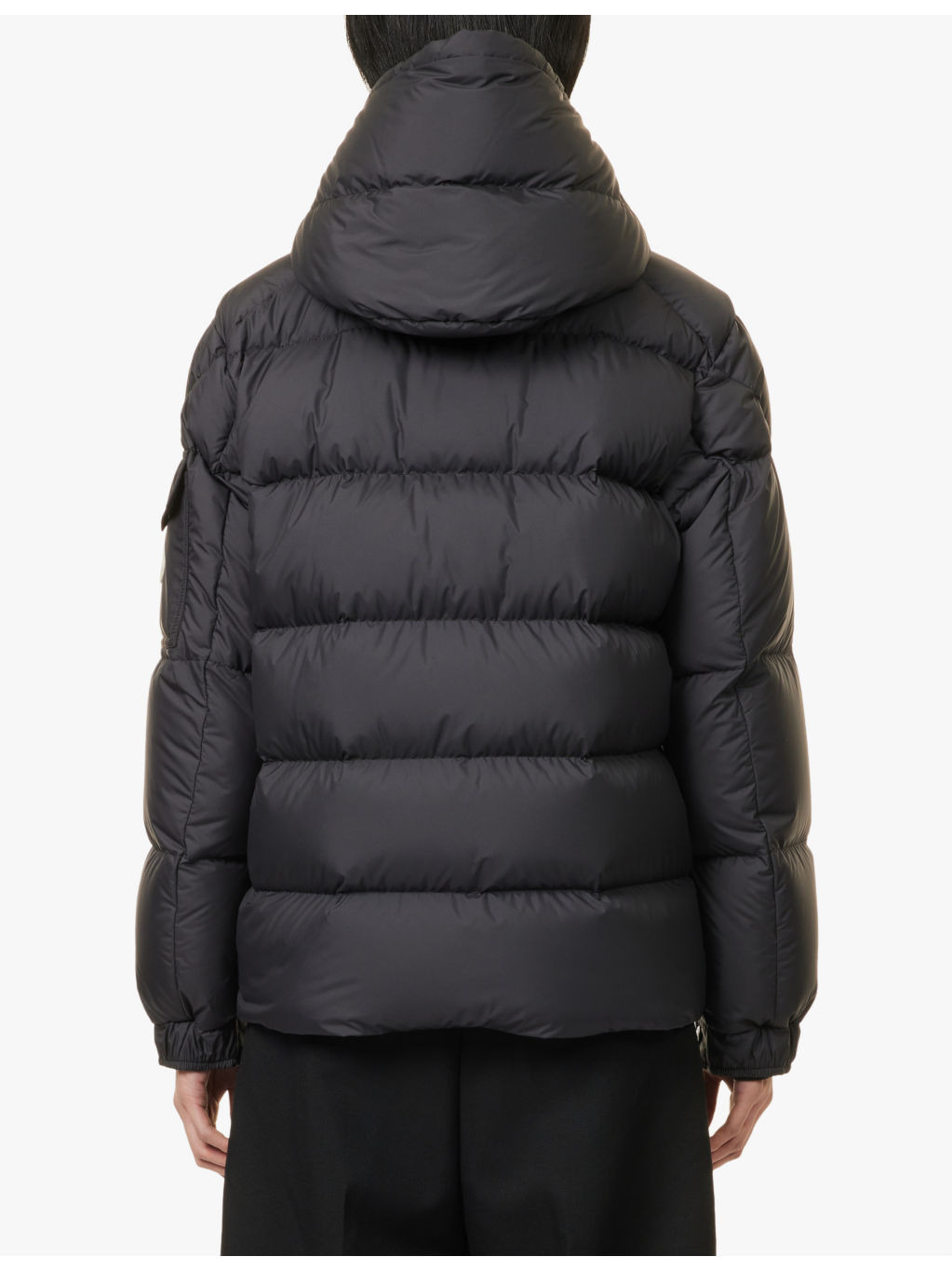 Maya 70 brand-patch regular-fit shell coat - 4