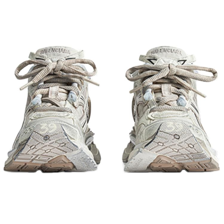 (WMNS) Balenciaga Runner Sneakers 'Beige Nylon Suede-Like Fabric' 772767W3RNY9797 - 3
