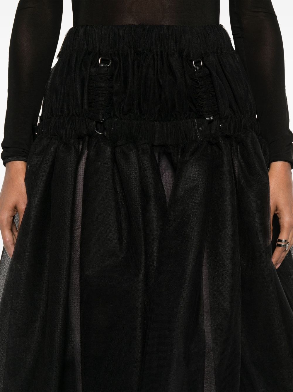 tulle midi skirt - 5