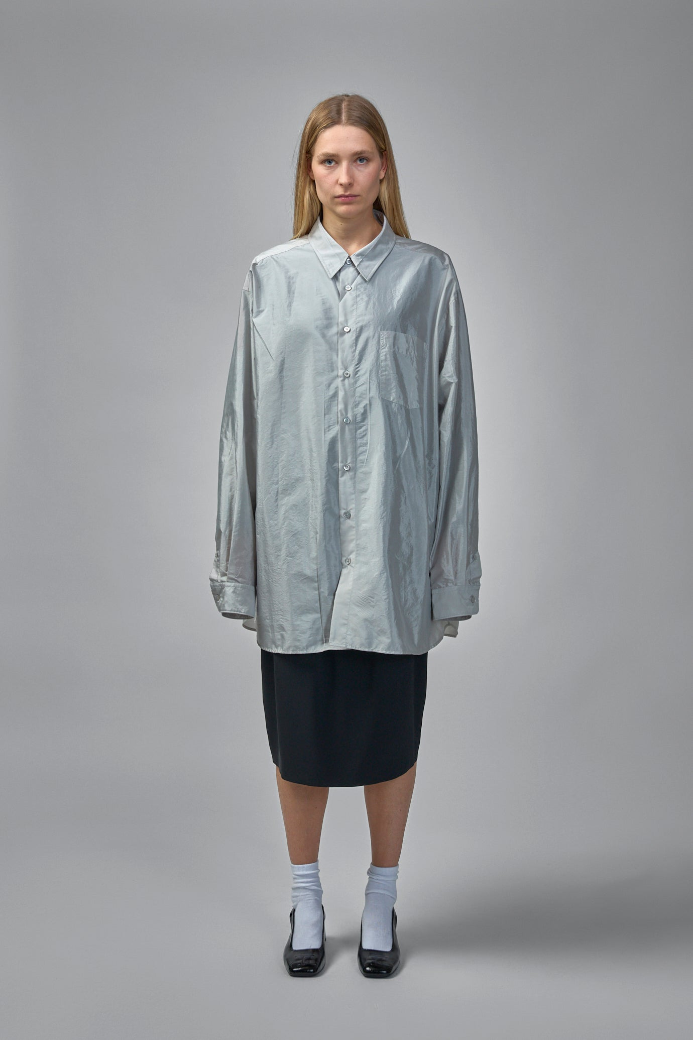 Four-stitch Detailed Shirt - 1