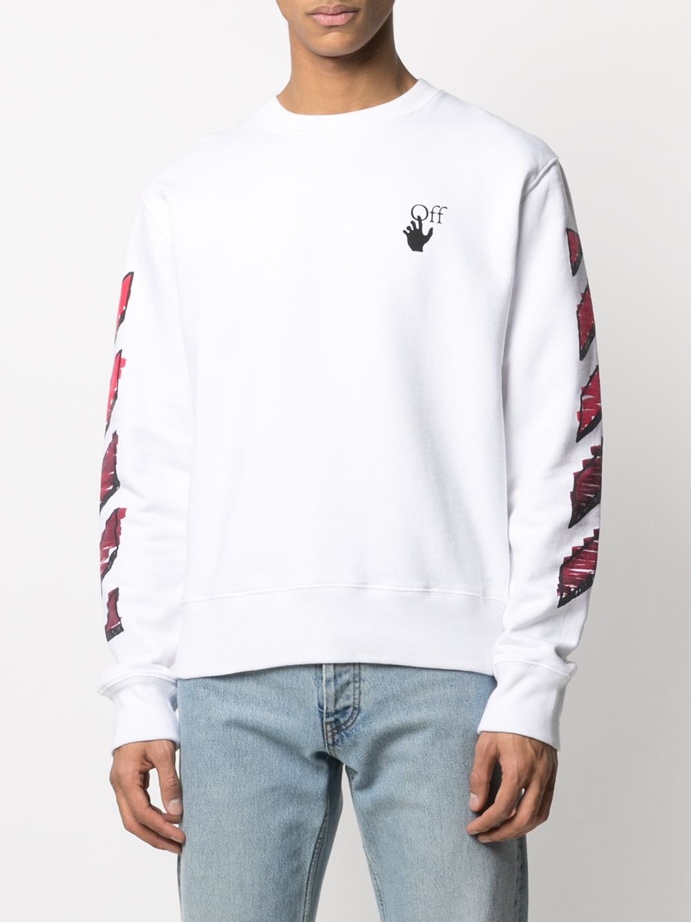 Marker Arrows cotton sweatshirt - 3