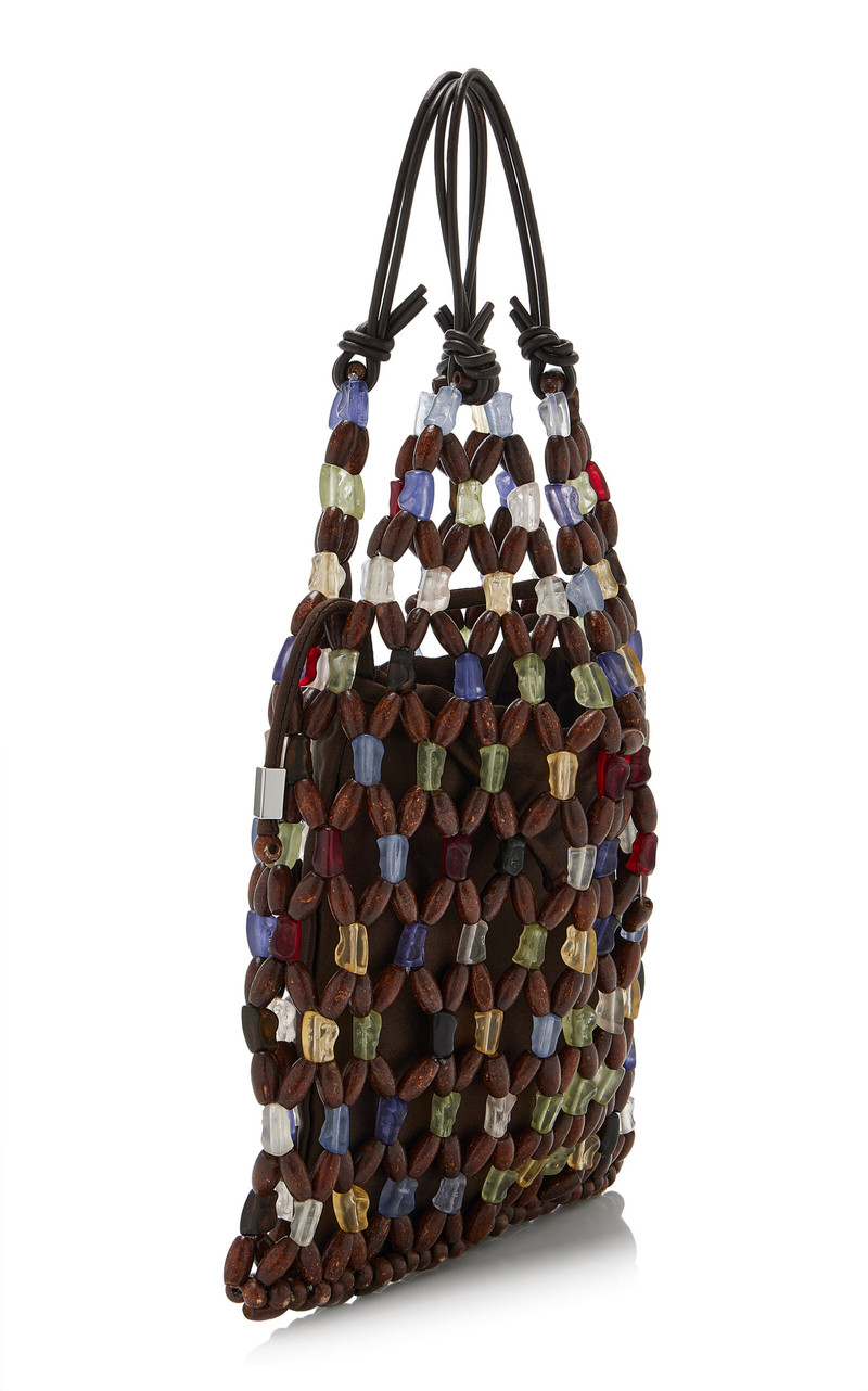 Kelly Beaded Bag brown 3
