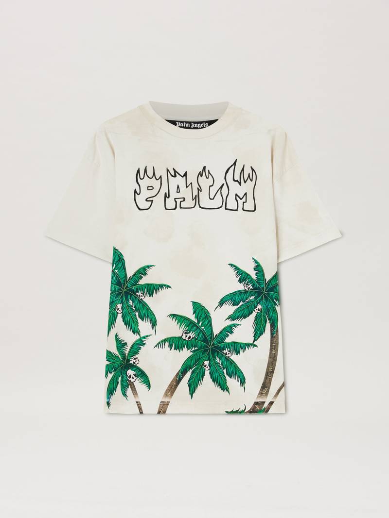 Palms&skull Vintage T-shirt - 1