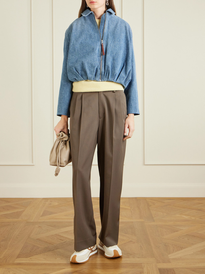 Loewe Flow Runner 2.0 Leather-trimmed Shell And Suede Sneakers outlook